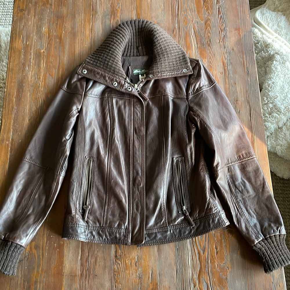 Eddie Bauer leather jacket